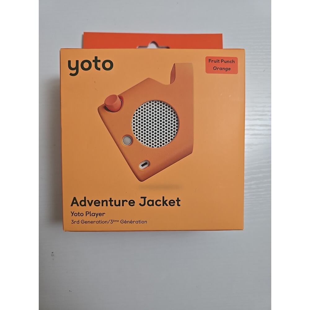 Yoto Adventure Jacket (3rd Generation) - Fruit Punch Orange - NEW